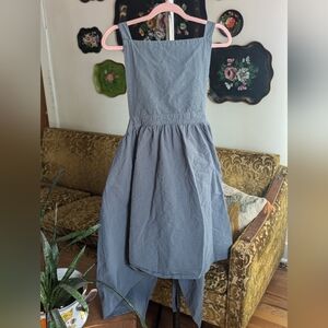 Elegant Asymmetrical Gray Dress